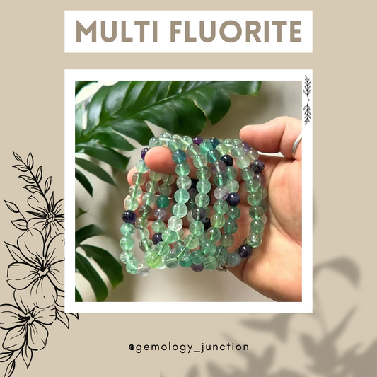 Multi Fluorite Bracelet