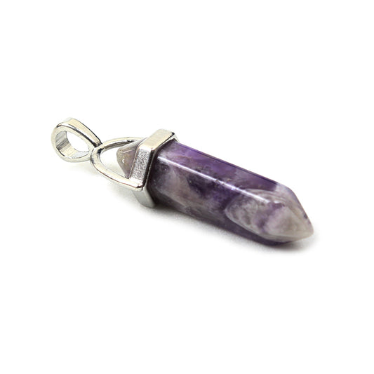 Amethyst Pencil Pendant (without chain)