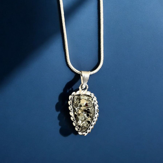 Raw Pyrite Pendant