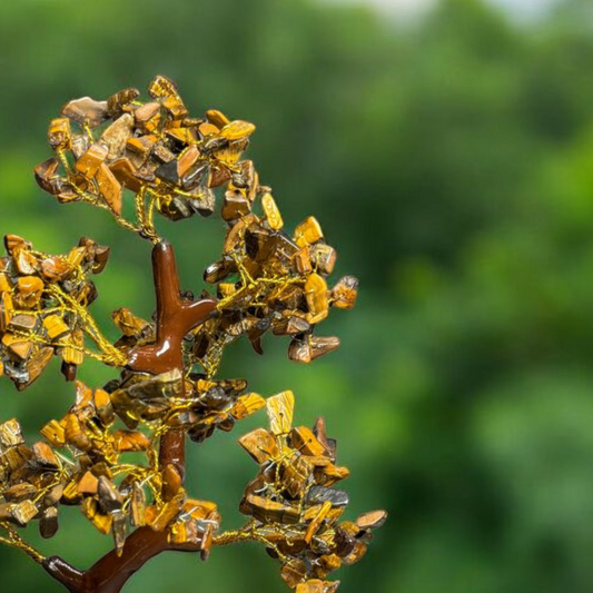 Tiger Eye Crystal Tree